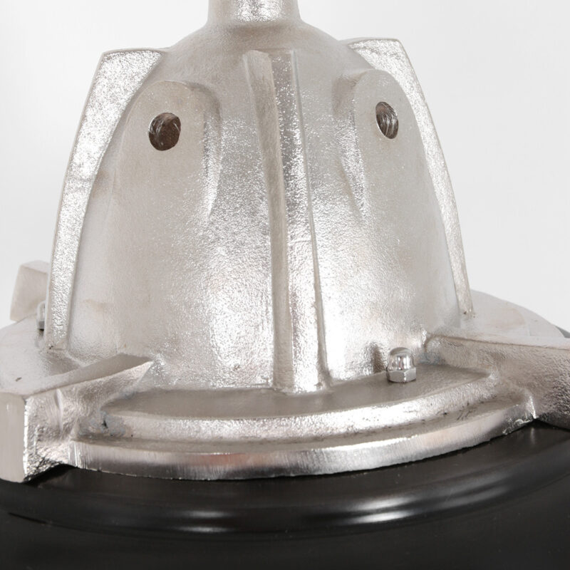Retro aluminium stalen glazen hanglamp Steinhauer Tuk - Afbeelding 4
