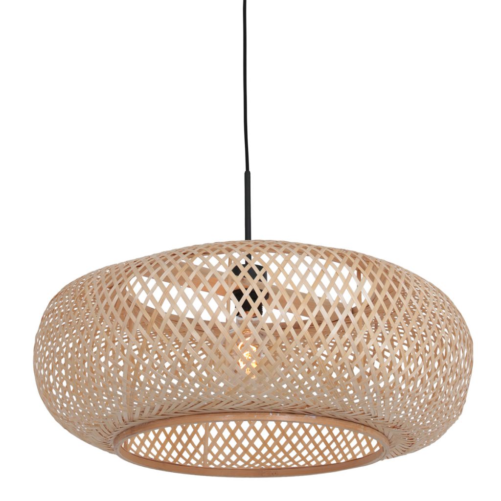 rotan-hanglamp-met-ovale-kap-steinhauer-maze-7505zw