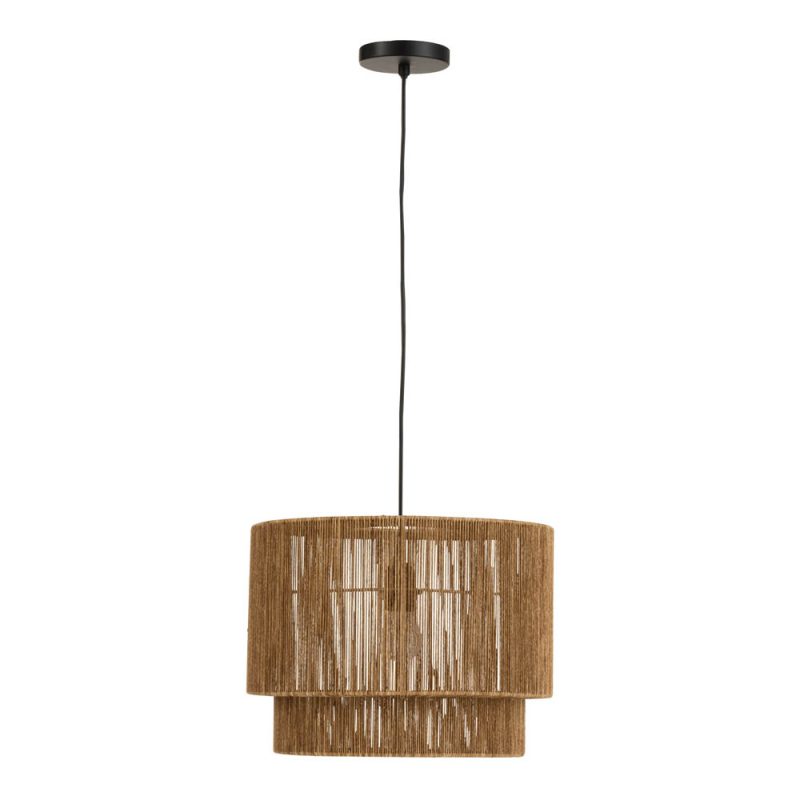 Rustieke beige hanglamp van touw Jolipa Shane - Afbeelding 2