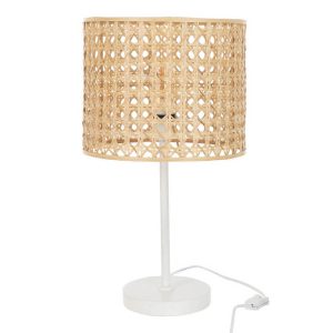 rustieke-witte-tafellamp-met-hout-jolipa-roma-20972