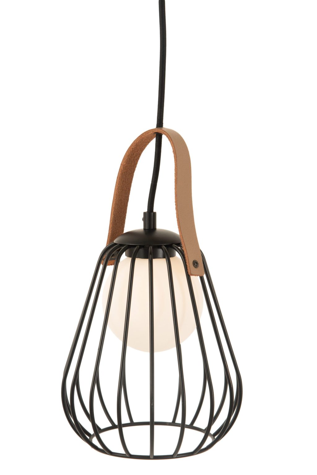 Rustieke zwarte hanglamp vijf lichtpunten Jolipa Ignes - Afbeelding 3