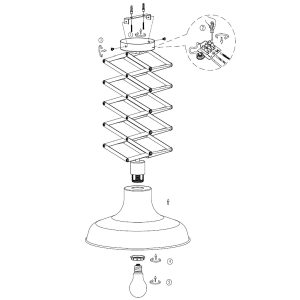 mexlite-hanglamp-flex-zwart-metaal-ø36cm-e27-7654zw-1