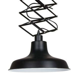 mexlite-hanglamp-flex-zwart-metaal-ø36cm-e27-7654zw-1