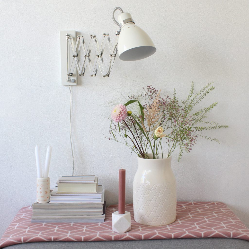 Industriële metalen hanglamp wit scharnierarm Steinhauer Spring - Afbeelding 3