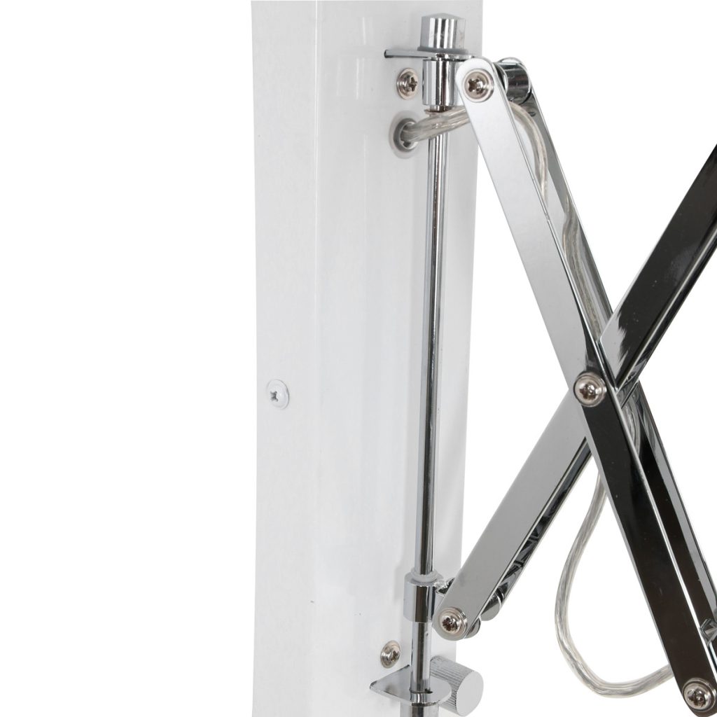 Industriële metalen hanglamp wit scharnierarm Steinhauer Spring - Afbeelding 6