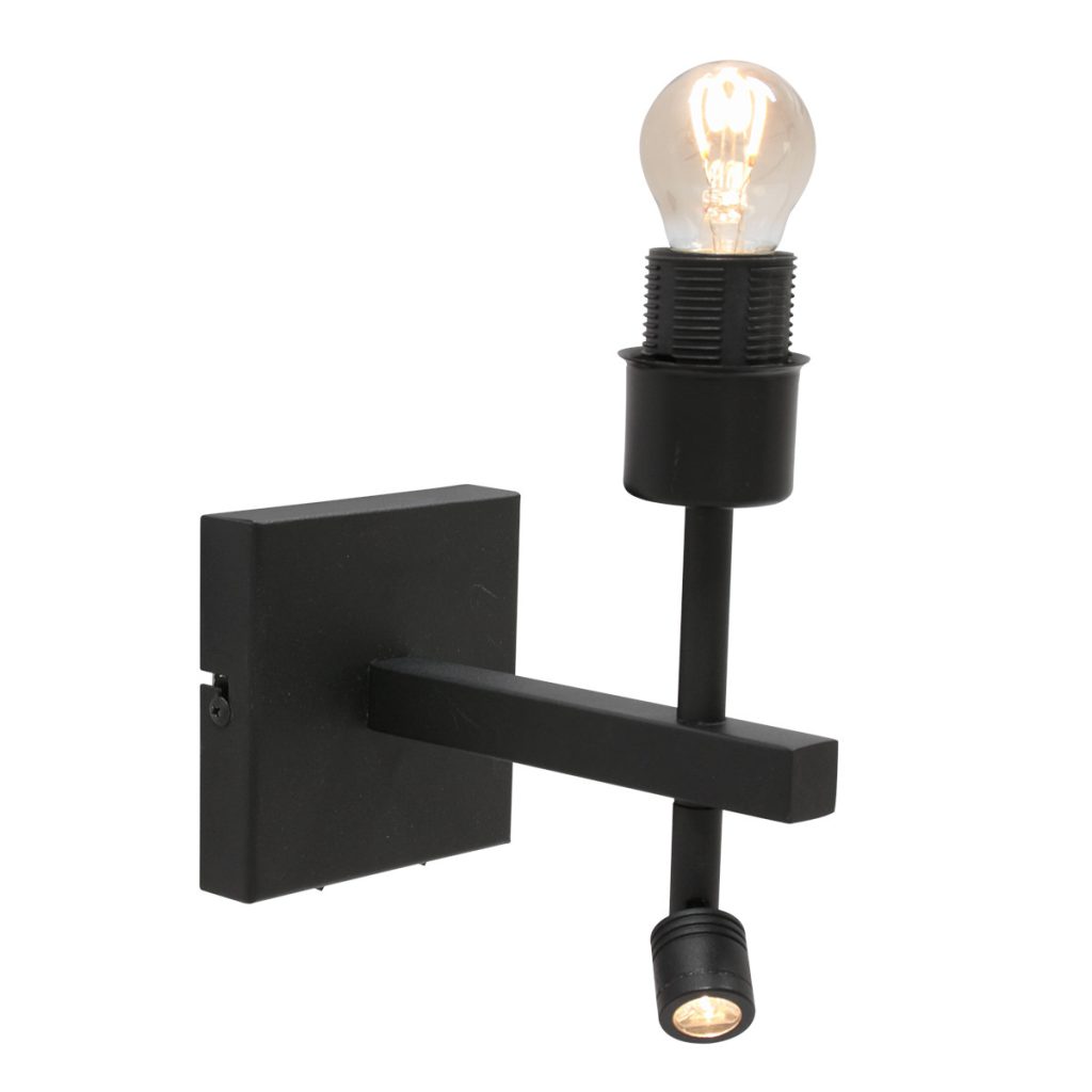 Schemerlamp wand met bruine kap Steinhauer Stang - Afbeelding 3