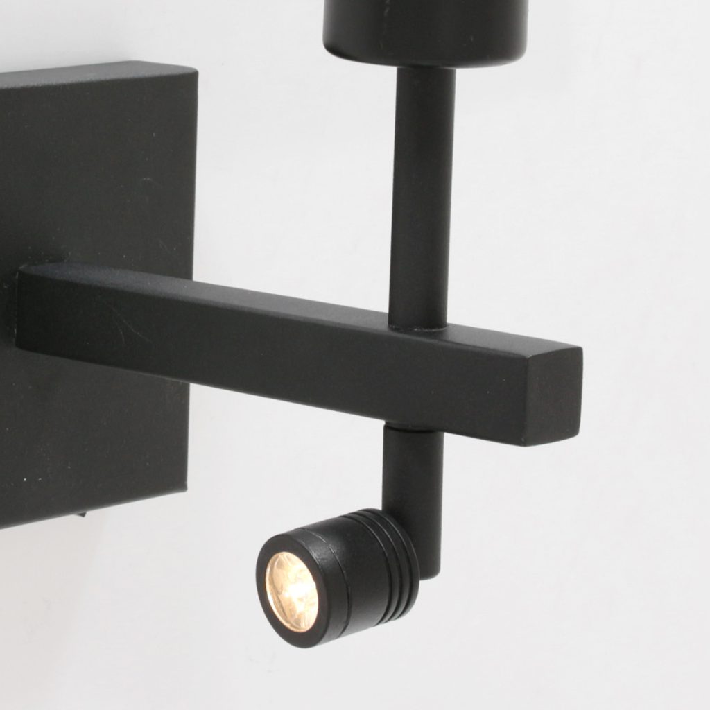 Schemerlamp wand met bruine kap Steinhauer Stang - Afbeelding 4