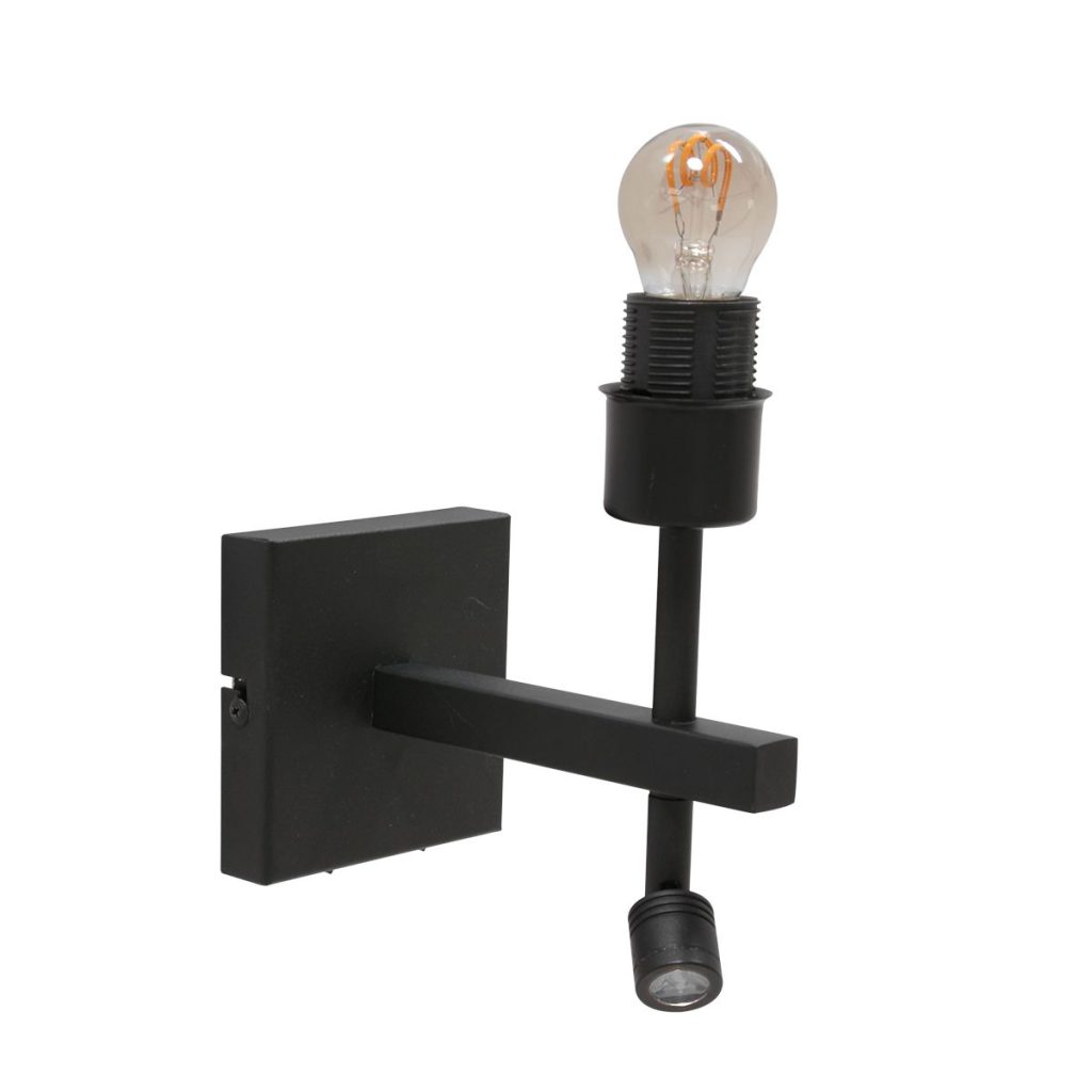 Schemerlamp wand met bruine kap Steinhauer Stang - Afbeelding 8