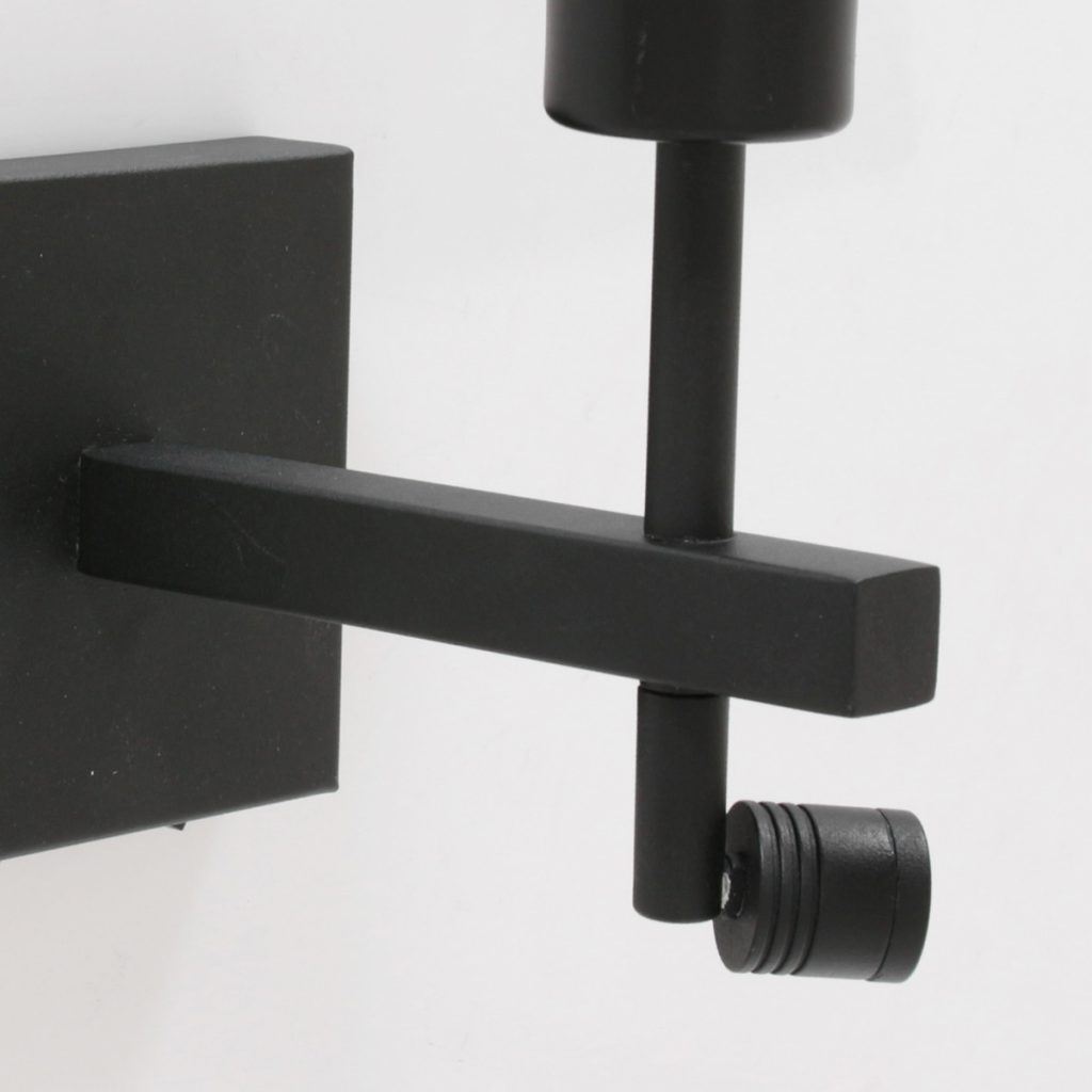 Schemerlamp wand met bruine kap Steinhauer Stang - Afbeelding 9