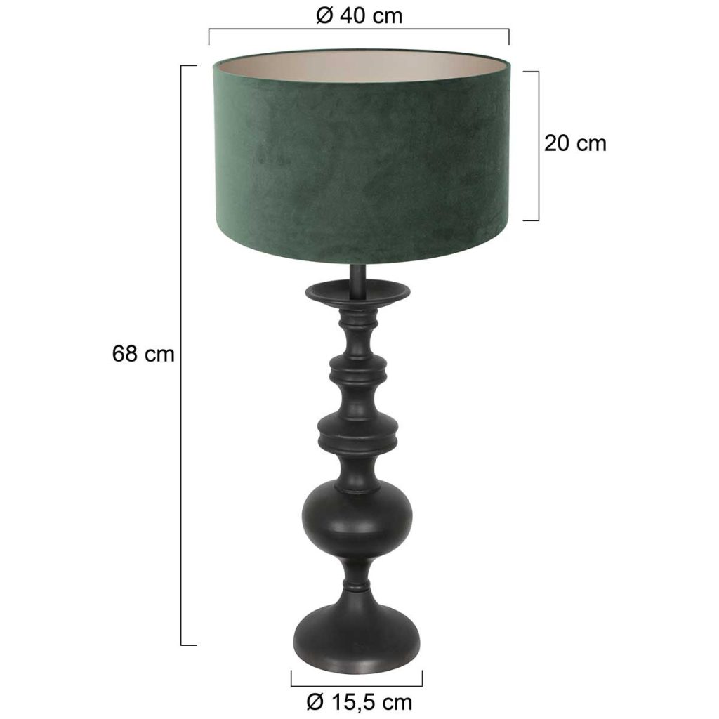 annelighting-tafellamp-lyons-zwart-houtveloursstof-ø40cm-e27-3487zw-1