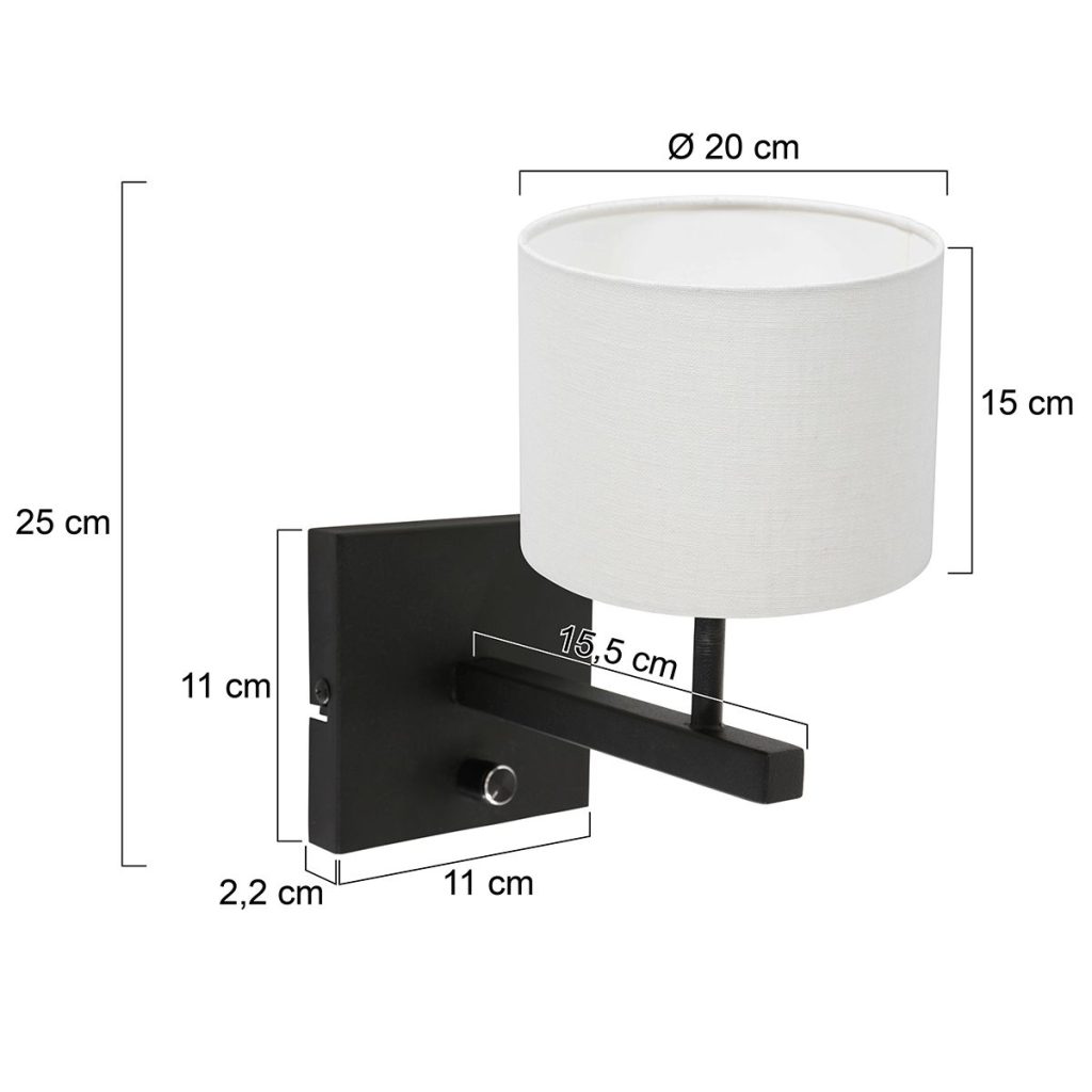 Sfeerlamp aan de muur Steinhauer Stang - Afbeelding 6