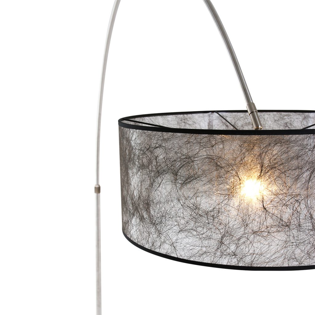 Moderne metalen vloerlamp staal Steinhauer Sparkled light - Afbeelding 15