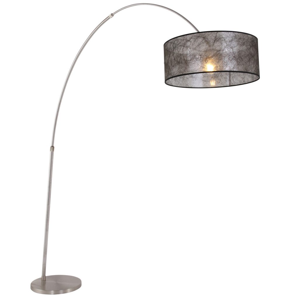 Moderne metalen vloerlamp staal Steinhauer Sparkled light - Afbeelding 17