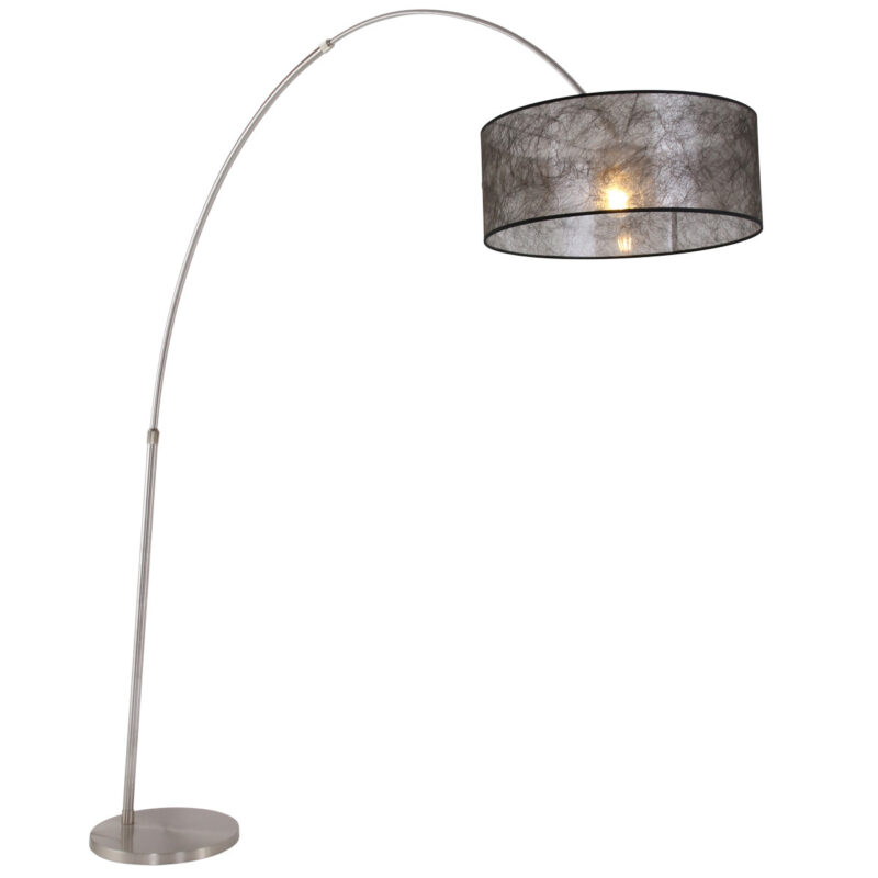 Moderne metalen vloerlamp staal Steinhauer Sparkled light - Afbeelding 17
