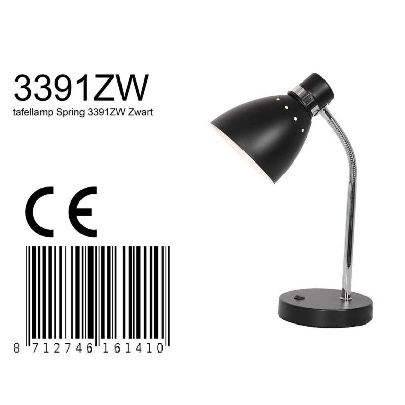 steinhauer-tafellamp-spring-zwart-metaal-ø14cm-e27-3391zw-1