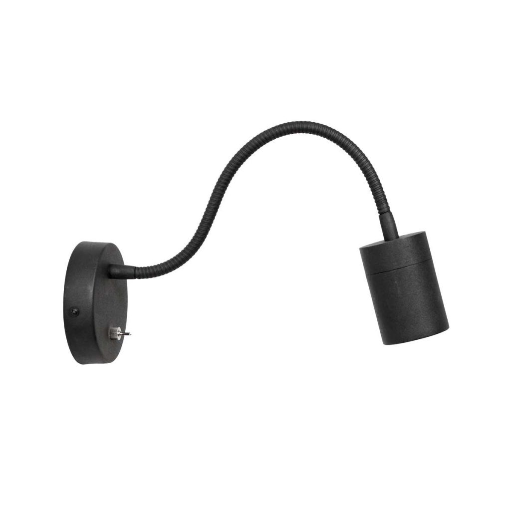 mexlite-wandlamp-upround-zwart-metaalstaal-bedlampje-gu10-3390zw-1