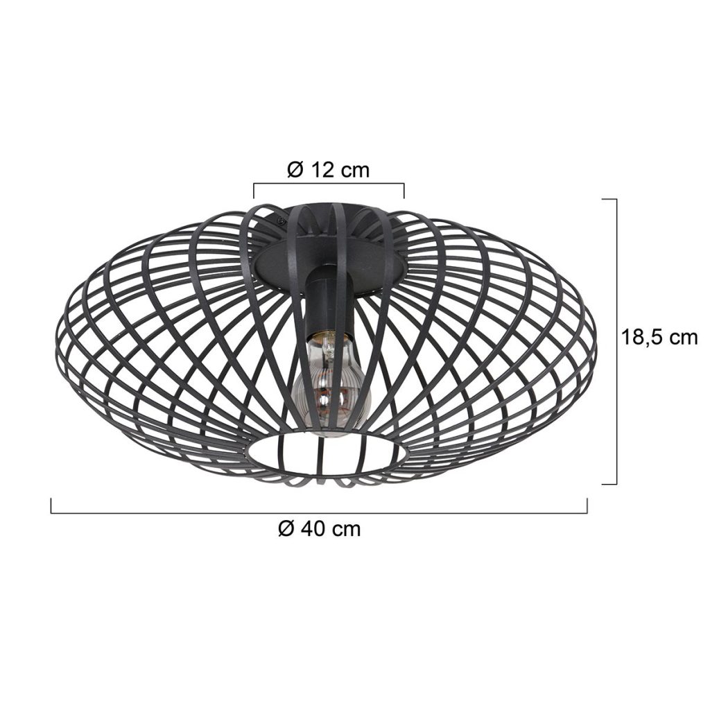 annelighting-plafonniere-dunbar-zwart-metaal-ø40cm-e27-3097zw-1