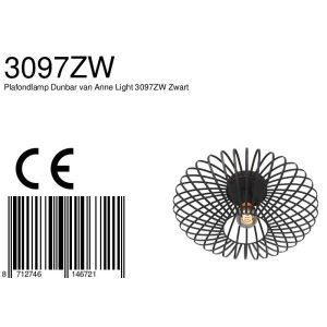 annelighting-plafonniere-dunbar-zwart-metaal-ø40cm-e27-3097zw-1