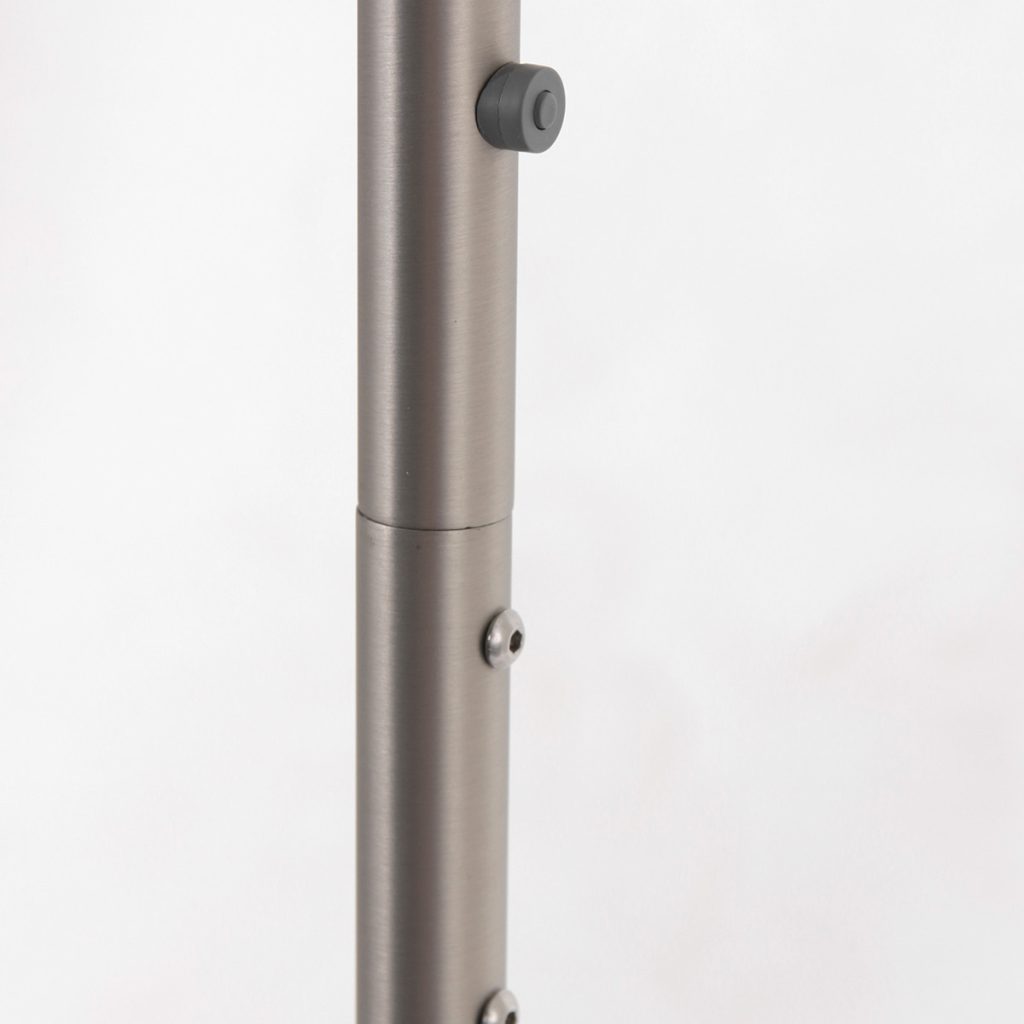 Staalkleurige uplight vloerlamp Steinhauer Turound - Afbeelding 12