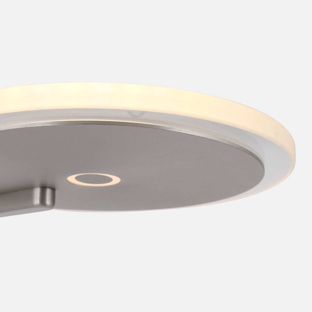 Staalkleurige uplight vloerlamp Steinhauer Turound - Afbeelding 10