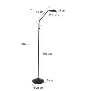 mexlite-vloerlamp-biron-zwart-glasmetaal-designlamp-led-7501zw-1