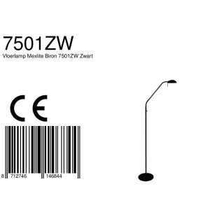 mexlite-vloerlamp-biron-zwart-glasmetaal-designlamp-led-7501zw-1