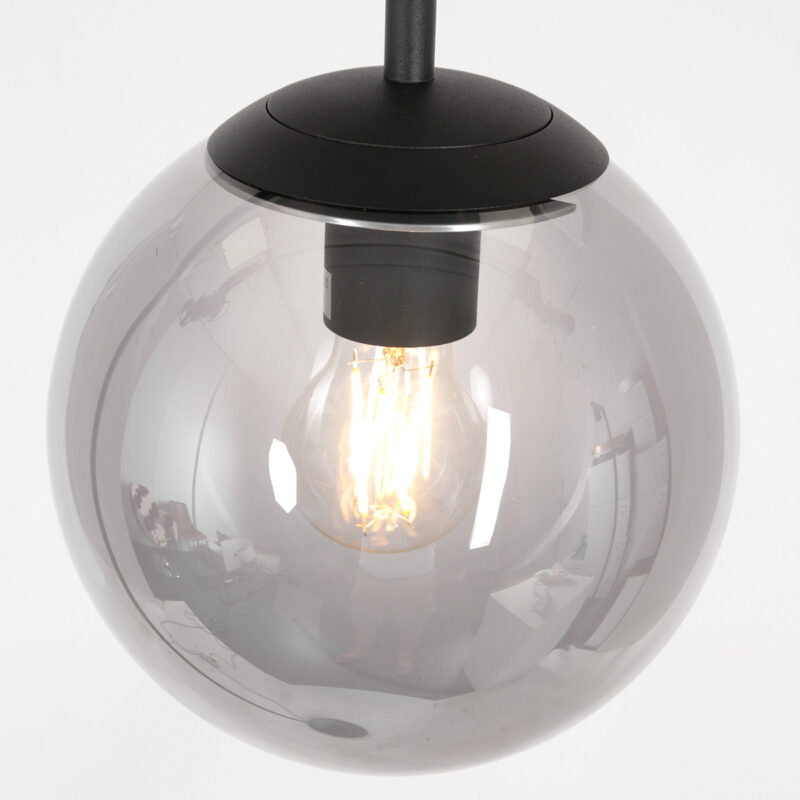 Staande lamp met rookglazen bol Steinhauer Bollique - Afbeelding 11