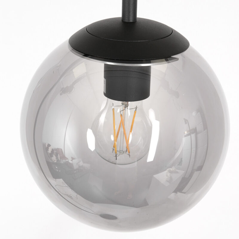 Staande lamp met rookglazen bol Steinhauer Bollique - Afbeelding 12
