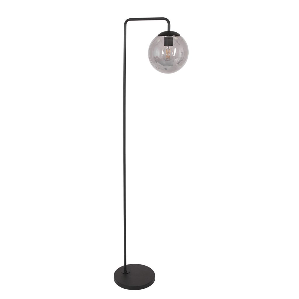 Staande lamp met rookglazen bol Steinhauer Bollique - Afbeelding 10