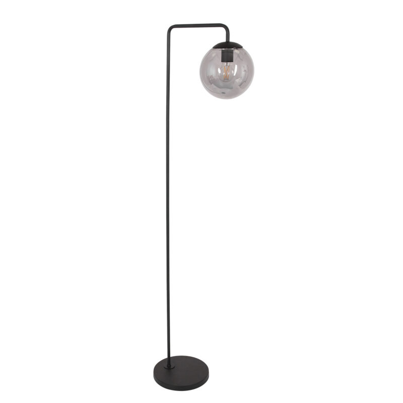 Staande lamp met rookglazen bol Steinhauer Bollique - Afbeelding 10