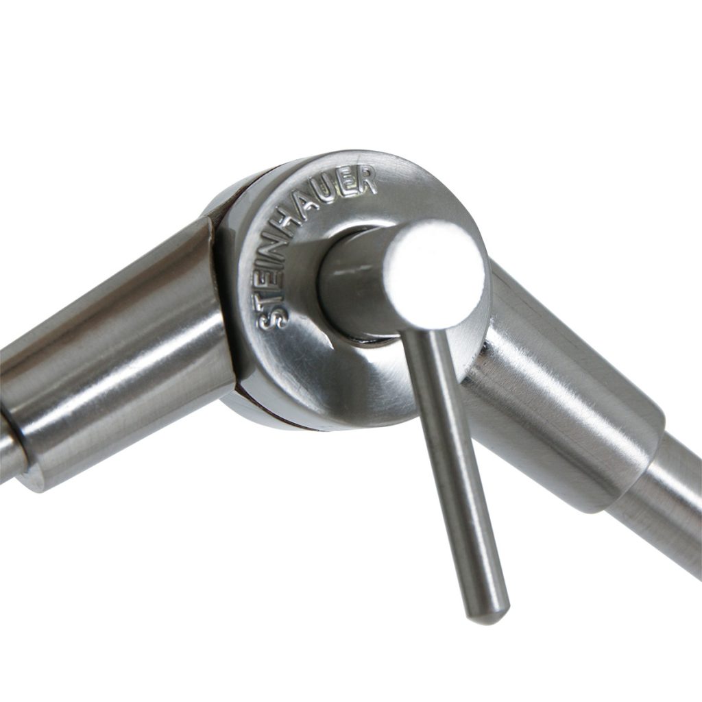 Moderne staalkleurige metalen vloerlamp Steinhauer Prestige chic - Afbeelding 11