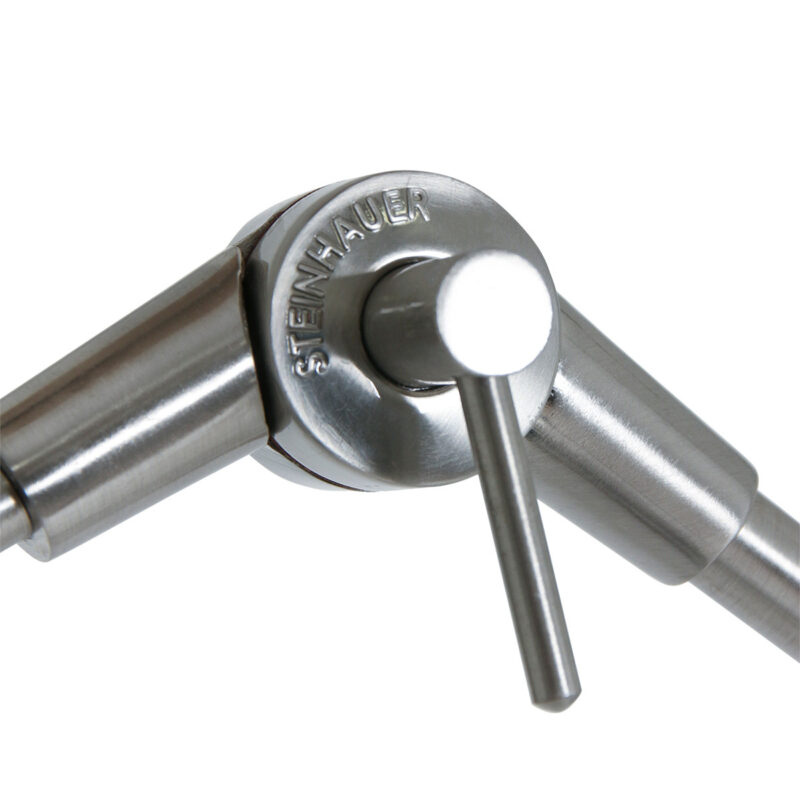 Moderne staalkleurige metalen vloerlamp Steinhauer Prestige chic - Afbeelding 11
