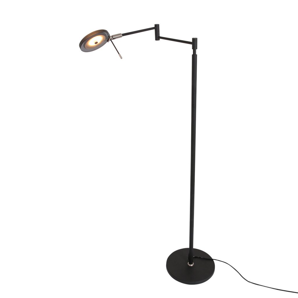 Staande LED leeslamp rookglas Steinhauer Turound - Afbeelding 13