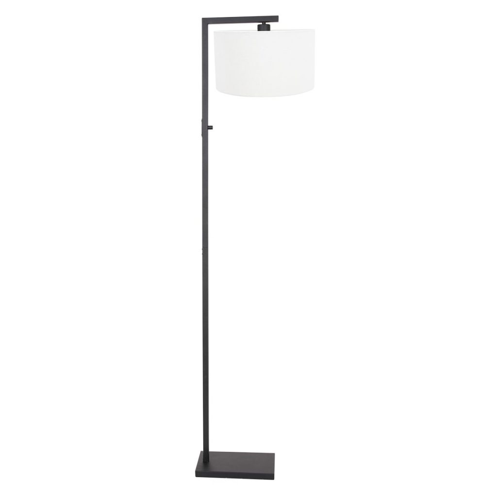 Staande schemerlamp met witte kap Steinhauer Stang - Afbeelding 2