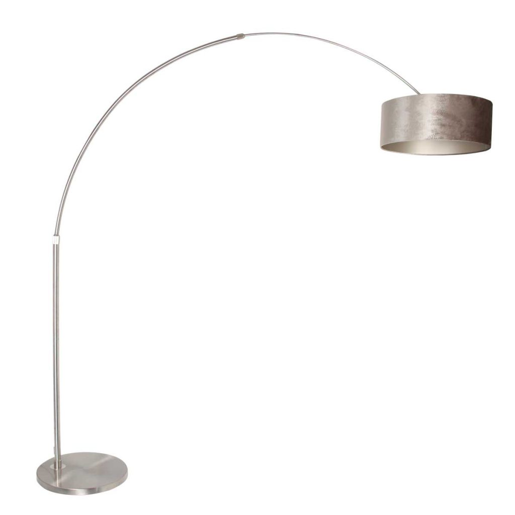 stalen-booglamp-met-zilveren-lampenkap-steinhauer-sparkled-light-8125st