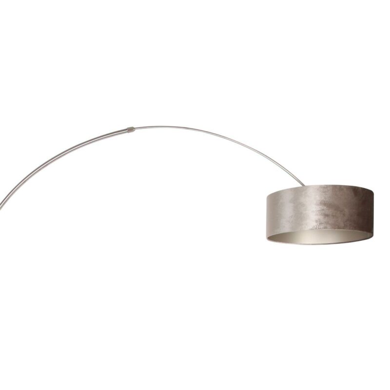 Stalen booglamp met zilveren lampenkap Steinhauer Sparkled light - Afbeelding 15