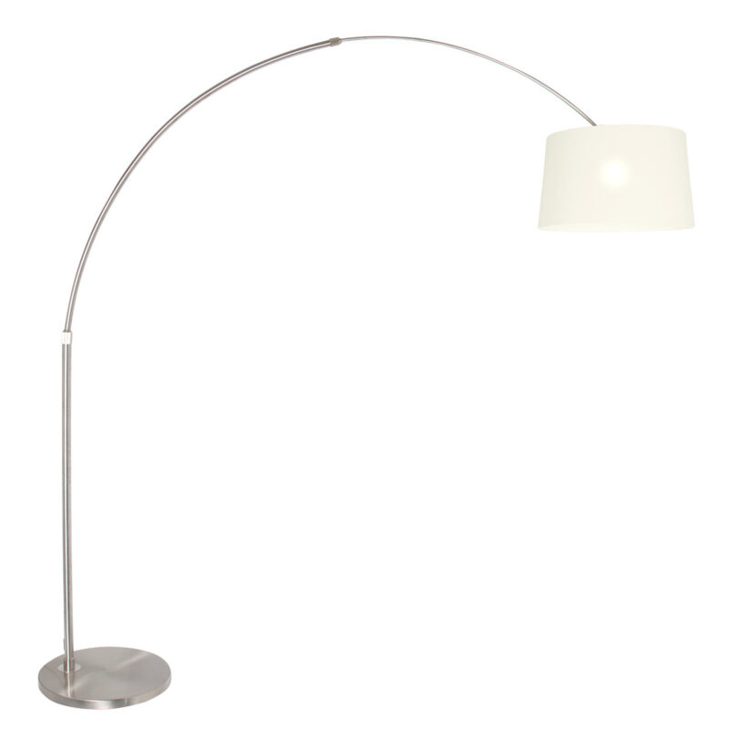 Moderne metalen vloerlamp staal Steinhauer Sparkled light - Afbeelding 2