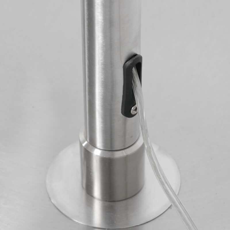 Moderne metalen vloerlamp staal Steinhauer Sparkled light - Afbeelding 12