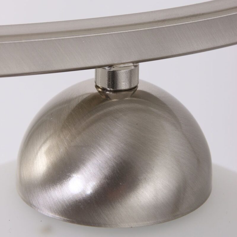 3-lichts stalen hanglamp melkglas kappen Steinhauer Capri - Afbeelding 11