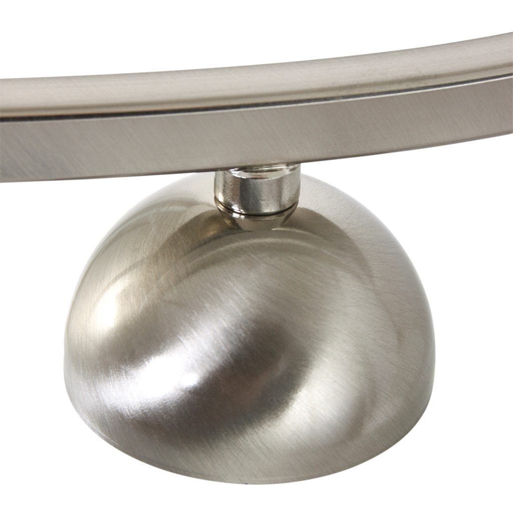 3-lichts stalen hanglamp melkglas kappen Steinhauer Capri - Afbeelding 5