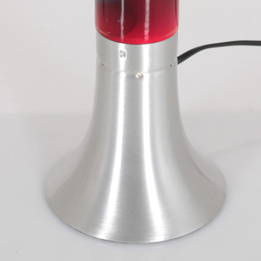 stalen-lavalamp-met-rode-lava-mexlite-volcan-3117st-3