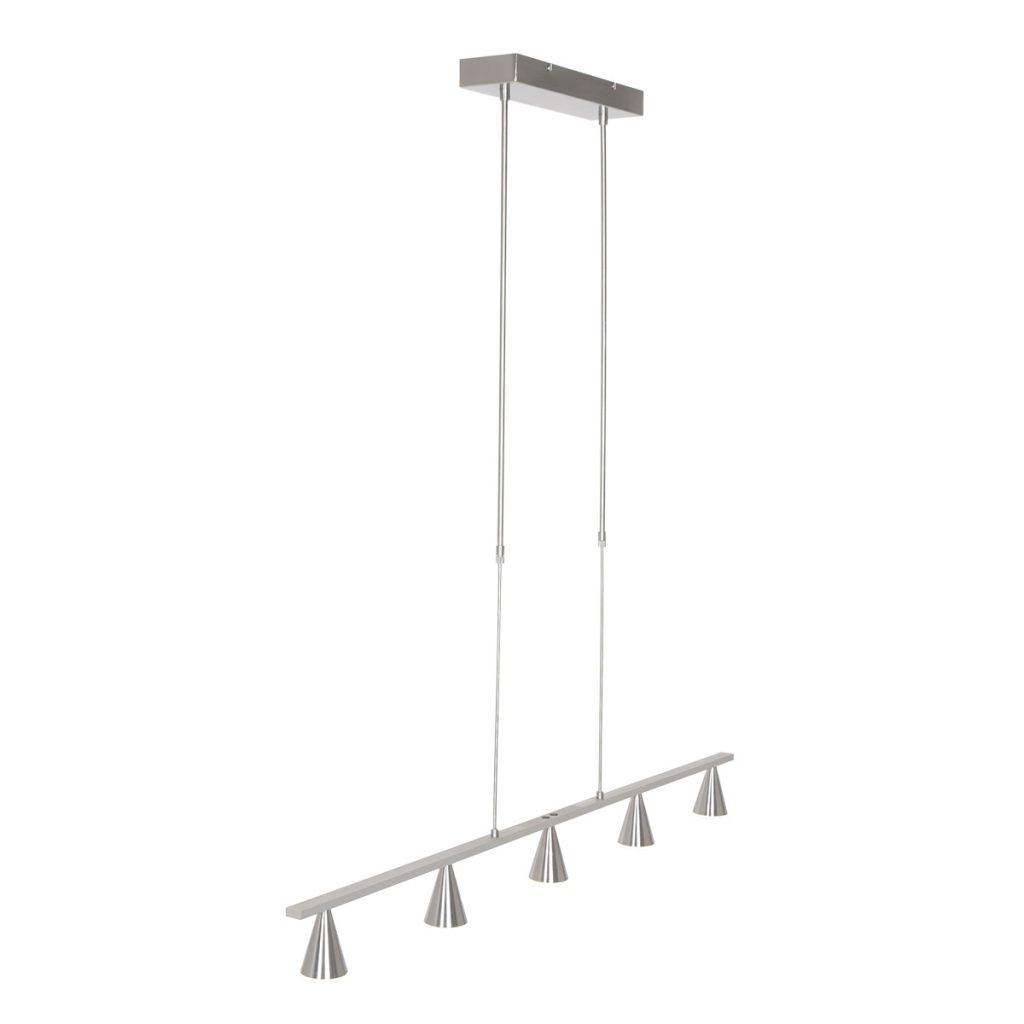 Stalen LED hanglamp met 5 kapjes Steinhauer Vortex - Afbeelding 13