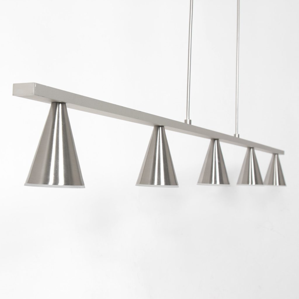 Stalen LED hanglamp met 5 kapjes Steinhauer Vortex - Afbeelding 14