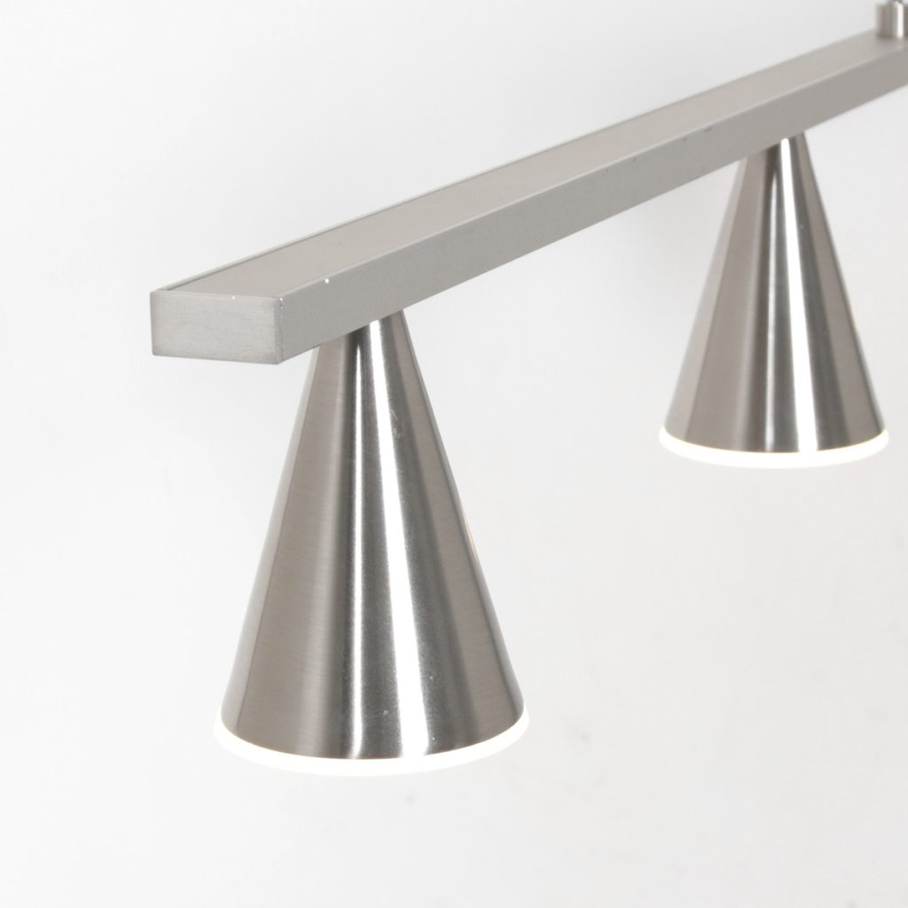 Stalen LED hanglamp met 5 kapjes Steinhauer Vortex - Afbeelding 5