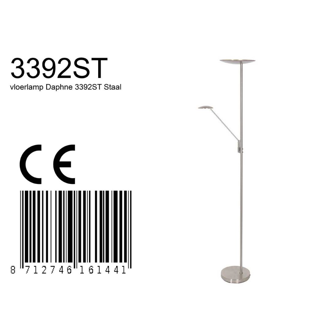 Stalen leeslamp Steinhauer Daphne - Afbeelding 8