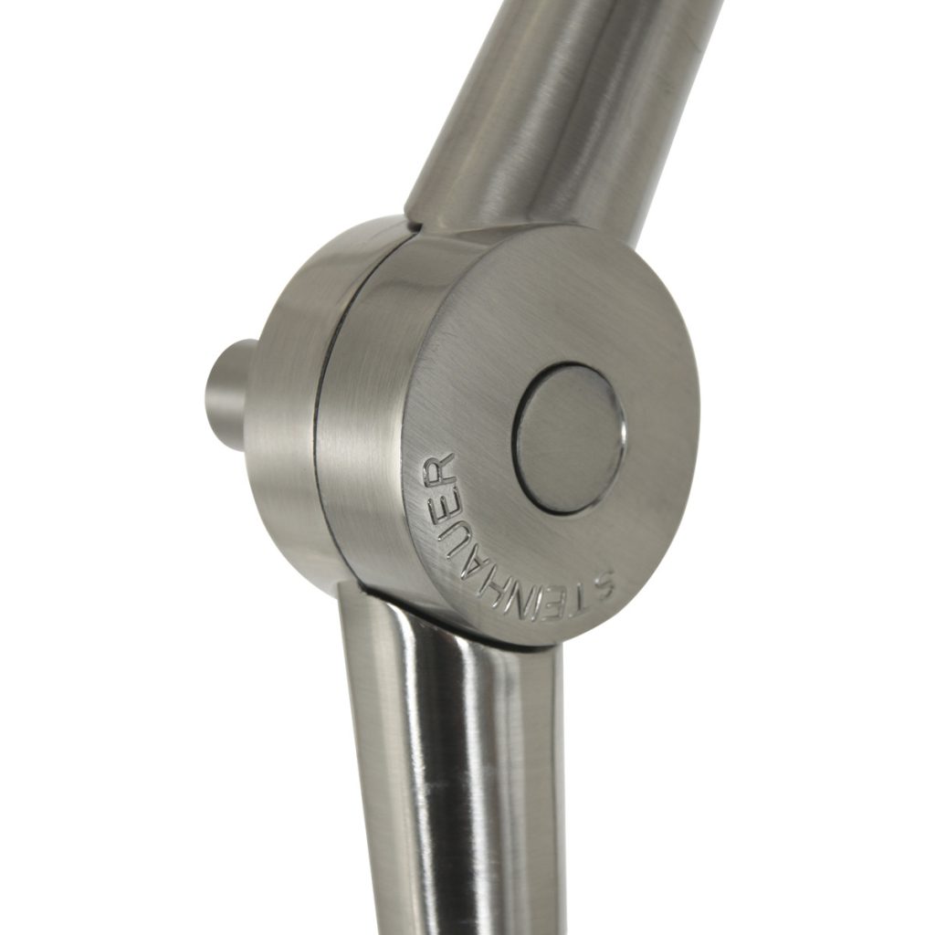 Stalen staande lamp met knikarm Steinhauer Prestige chic - Afbeelding 14