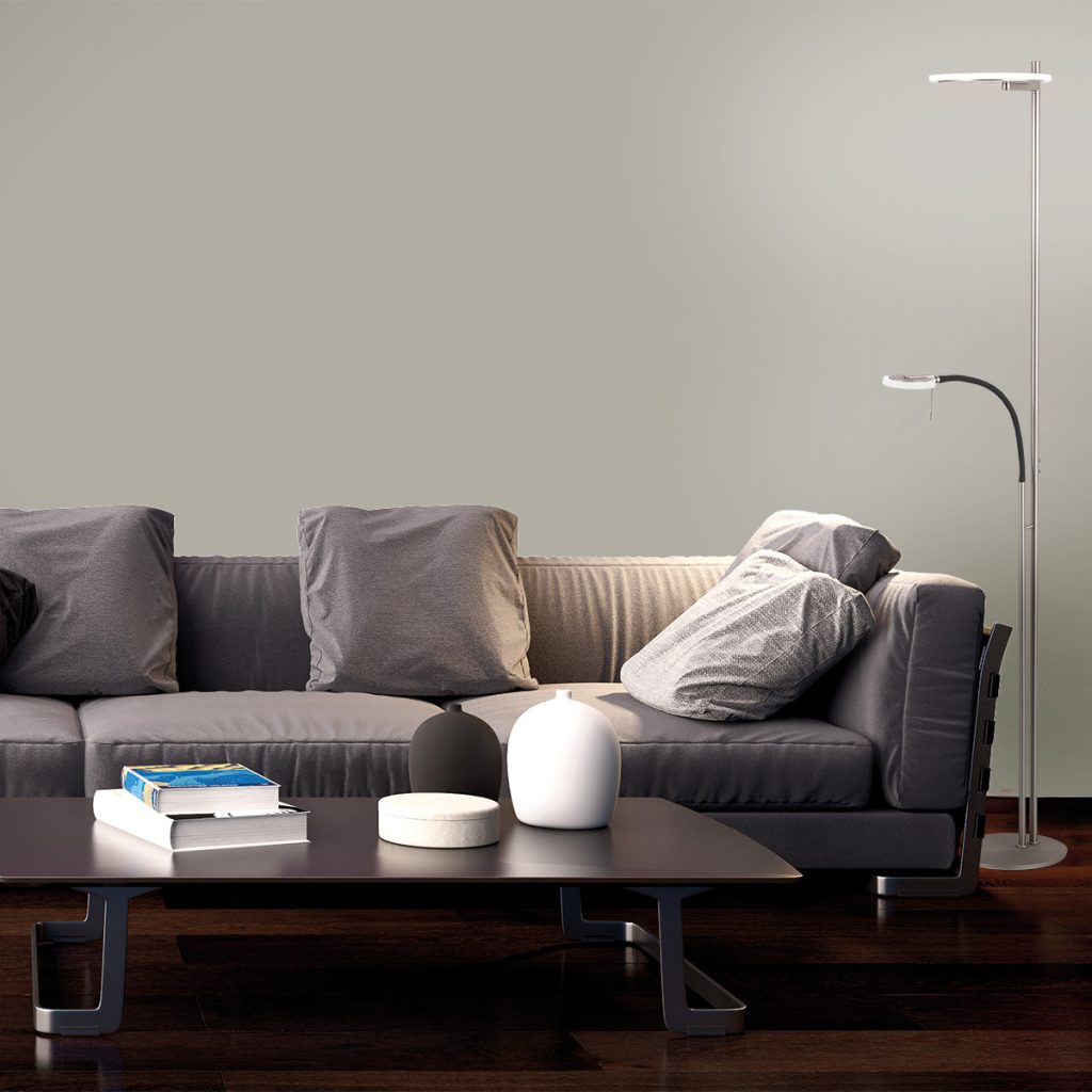 Stalen uplight met flex arm Steinhauer Turound - Afbeelding 3