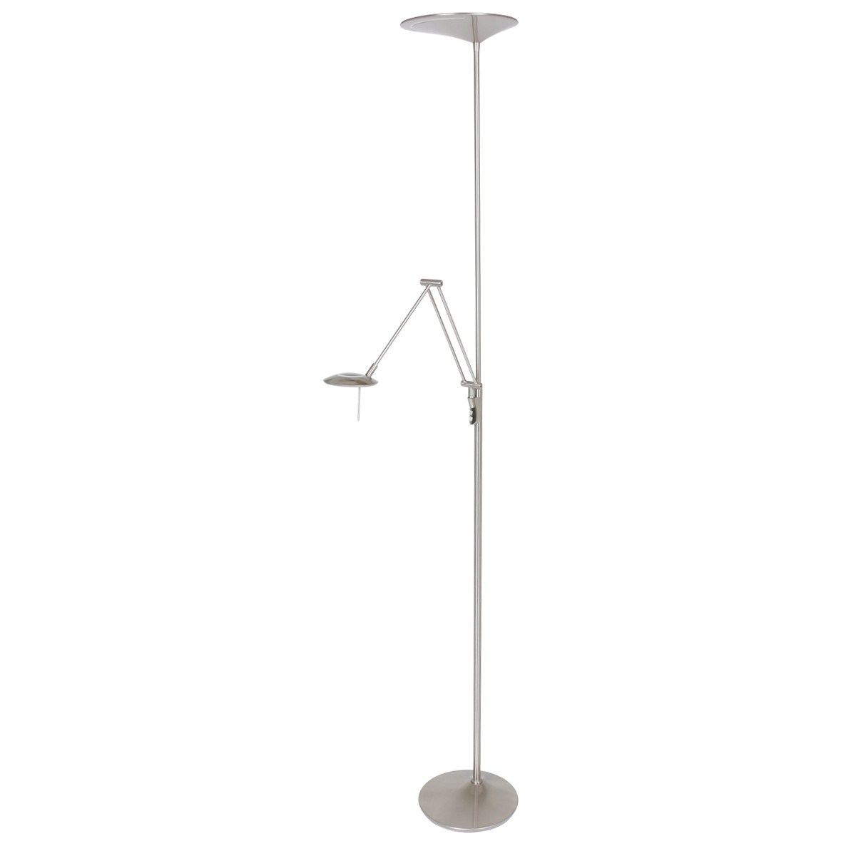 stalen-uplight-met-leeslamp-steinhauer-zodiac-led-2107st