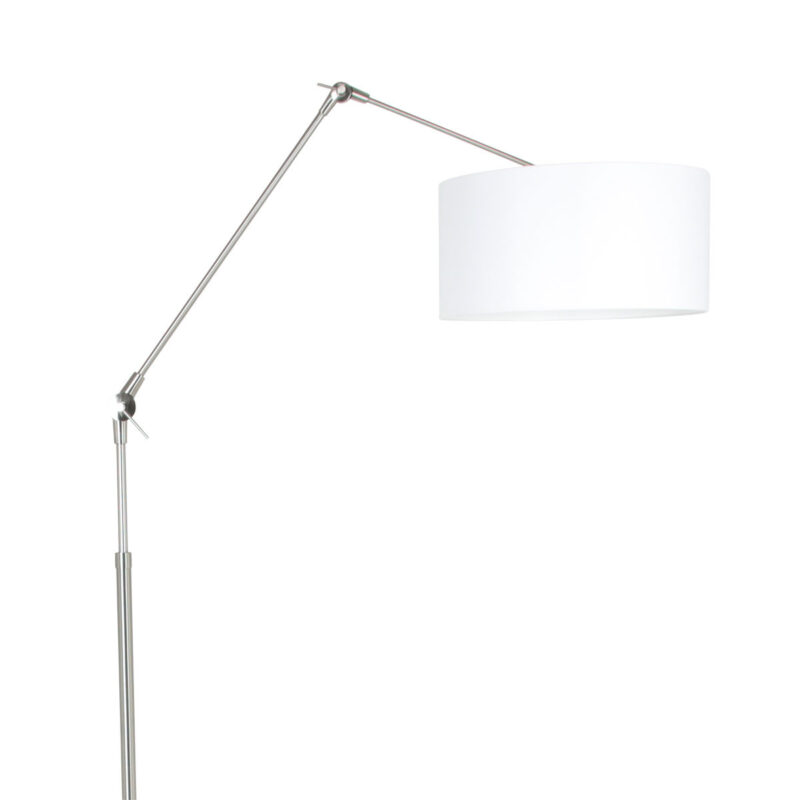 Stalen vloerlamp met knikarm Steinhauer Prestige chic - Afbeelding 15