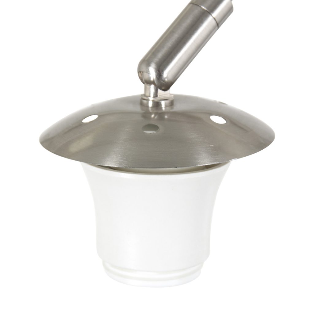 Stalen wandlamp boven eettafel Steinhauer Gramineus - Afbeelding 3